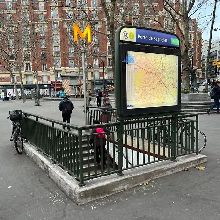 Calme Et Agreable Avec Terrasse Belle Vue Proche Du Metro Paris20 شقة باريس