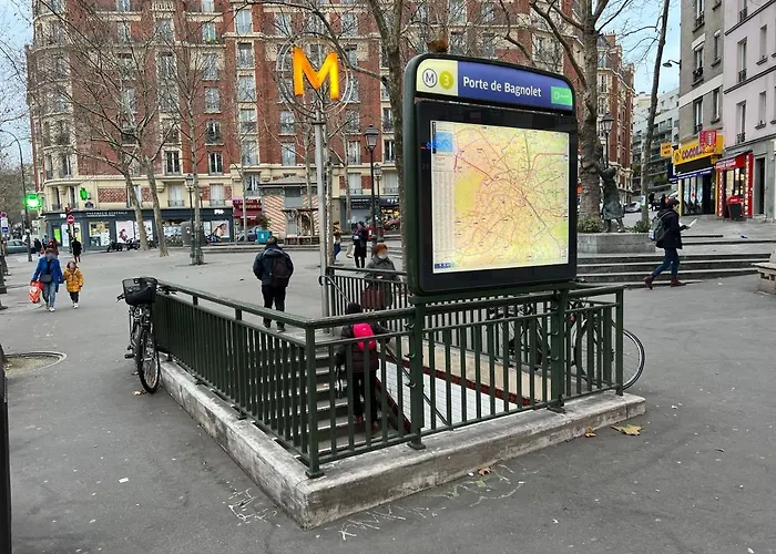 Calme Et Agreable Avec Terrasse Belle Vue Proche Du Metro Paris20 아파트 파리