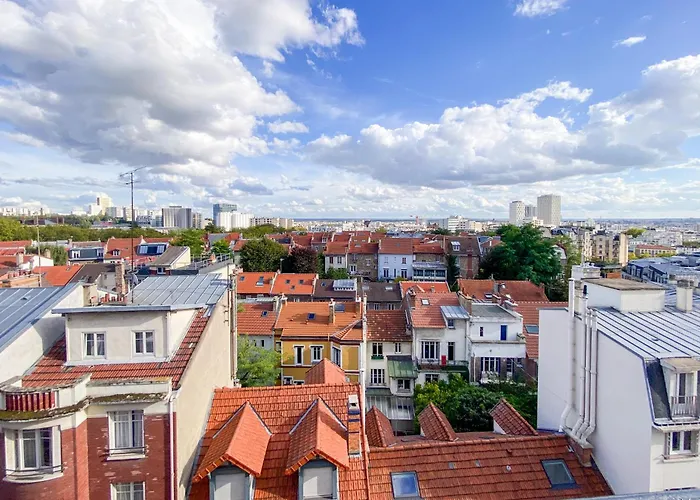 Calme Et Agreable Avec Terrasse Belle Vue Proche Du Metro Paris20 아파트