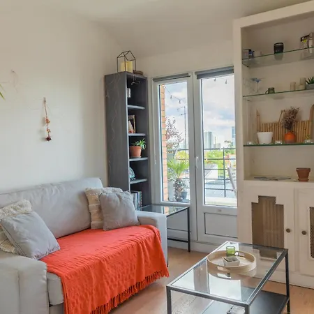 Avec Terrasse Agréable, Métro Paris20 Appartement Paris
